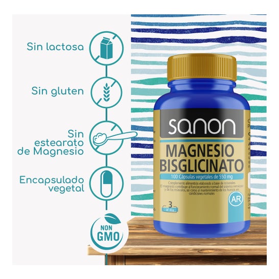 Sanon Magnesium-Bisglycinat 100 Kapseln