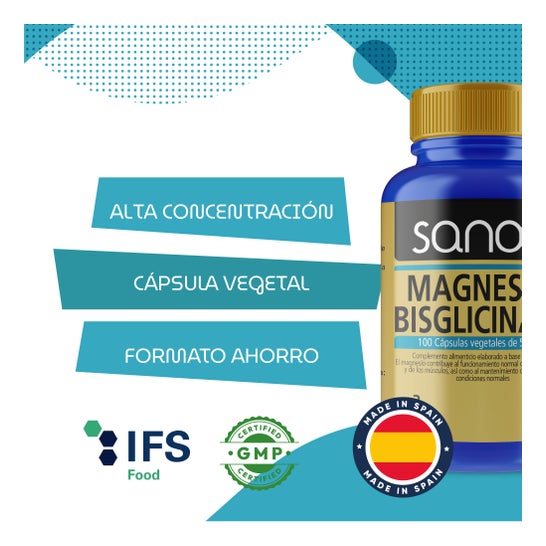 Sanon Magnesium-Bisglycinat 100 Kapseln