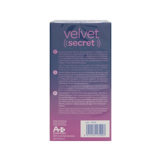 Control Velvet Secret mini Stimulator 1 Stck.