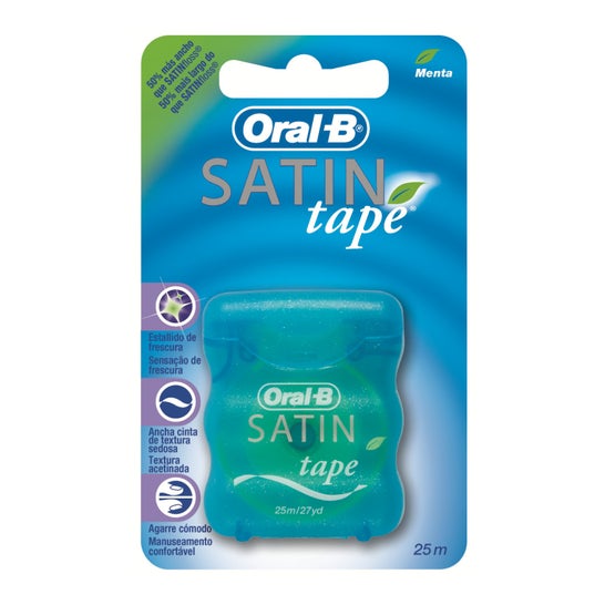 Oral-B Satin Tape Fluor cinta dental menta 25m 1ud