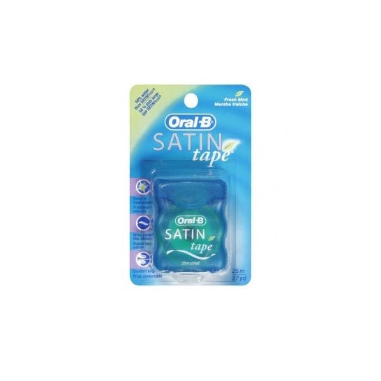 Oral-B Satin Tape Fluor cinta dental menta 25m 1ud
