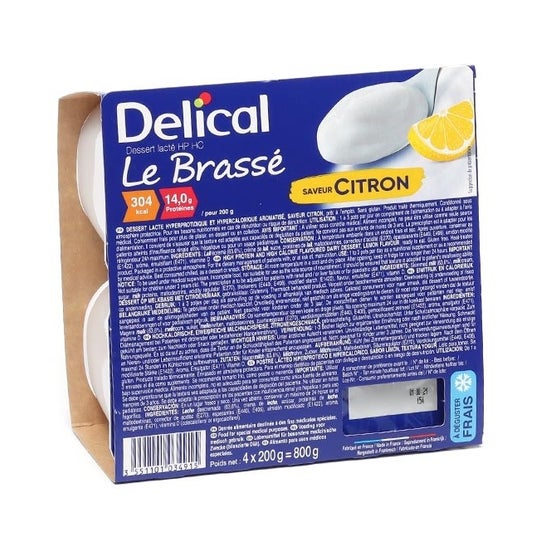 Delical Crema Dessert Limon Sin Lactosa 4x200g