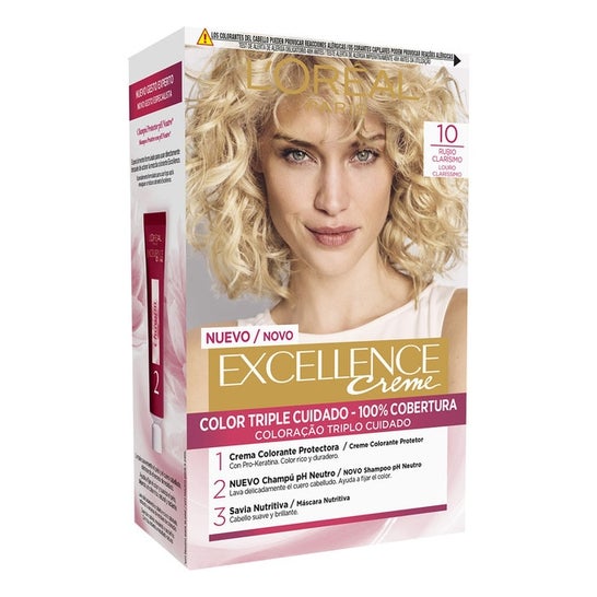 L'Oreal Set Excellence Creme Hair Color 10 Zeer Licht Blond