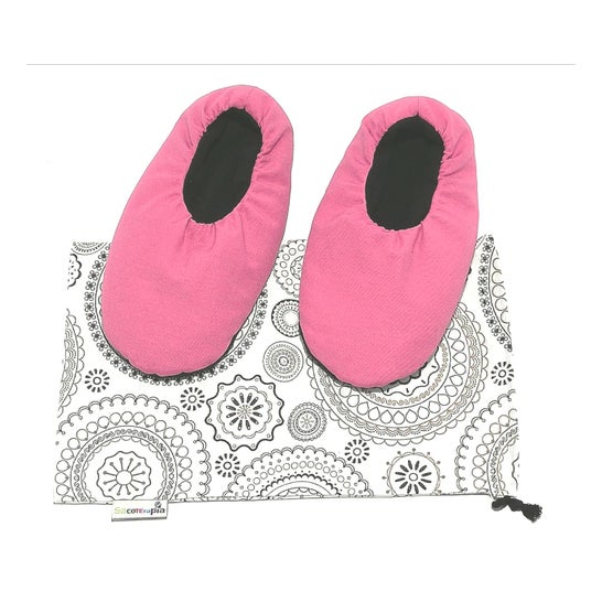 Sacoterapia Zapatillas Mandala Rosa T36-38 1 Par