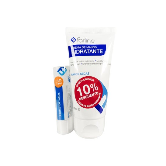 Farline Kit Crema Manos 50 ml + Protector Labial Spf15