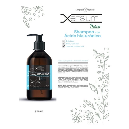 Xensium Nature Champú con Ácido Hialurónico 500ml