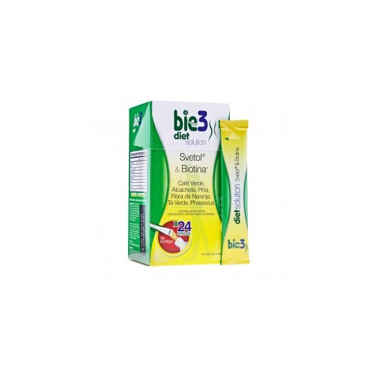 Bie3 Diet Solution Svetol y Biotina 24 sticks