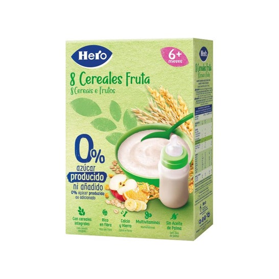 Hero Baby 8 Cereals & Fruit with Milk 150g - Pack of 3