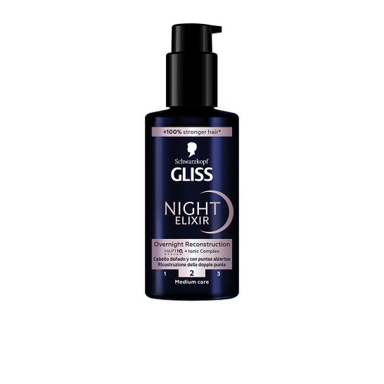 Schwarzkopf Gliss Night Elixir Reconstrucción Puntas Abiertas 100ml