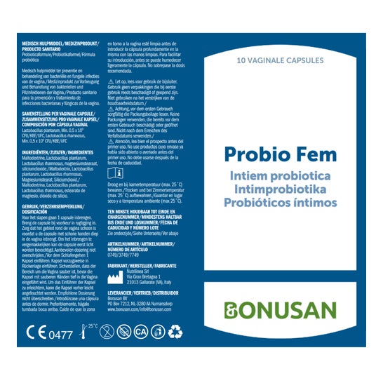 Bonusan Probio Fem 10 Ovulos Vaginales