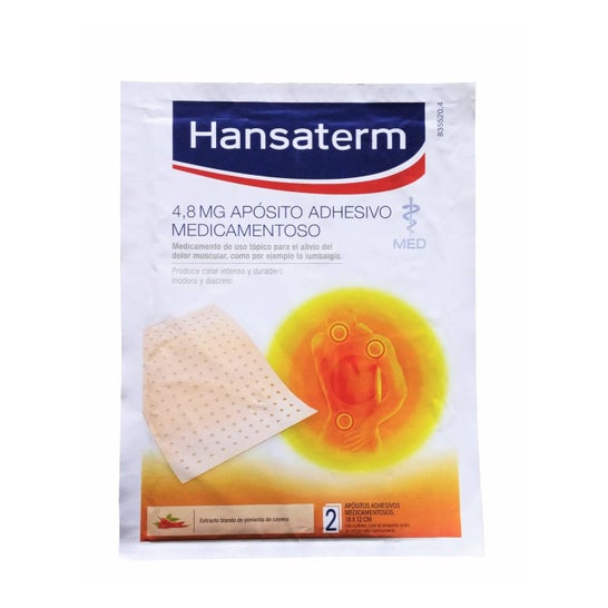 Hansaterm Apósitos 4,8mg 2uds
