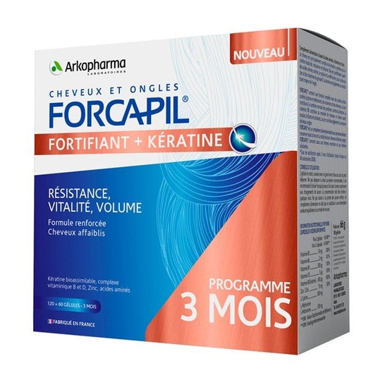 Arkopharma Forcapil Fortificante Keratina+ 180caps