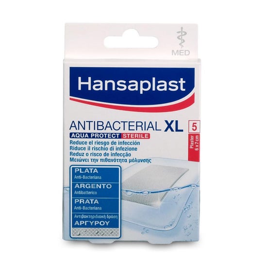 Hansaplast Med Water Protect con garza 6x7cm 5pz