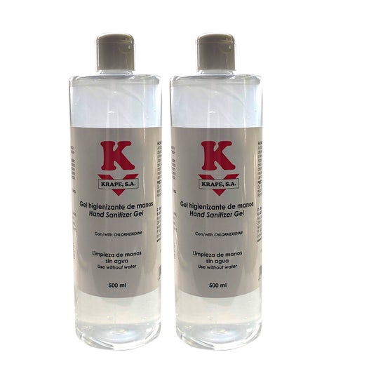 Krape gel higienizante de manos 500 ml (2 uds.)