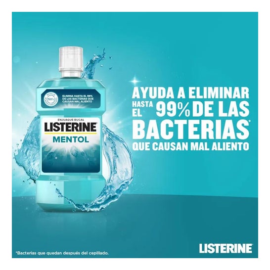 Listerine Enjuague Bucal Mentol 500+250ml Listerine Enjuague Bucal Mentol 500+250ml