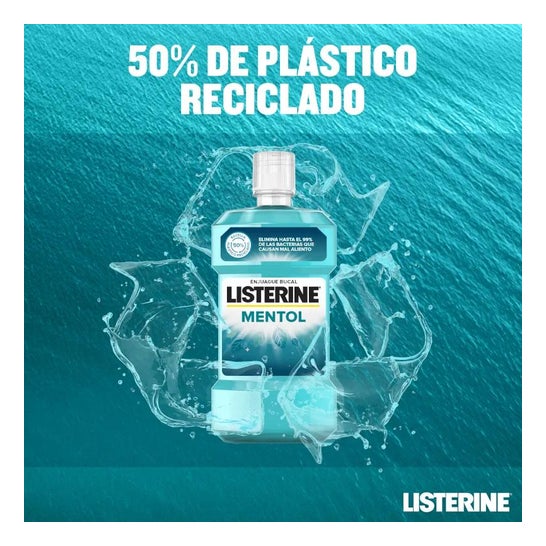 Listerine Enjuague Bucal Mentol 500+250ml Listerine Enjuague Bucal Mentol 500+250ml