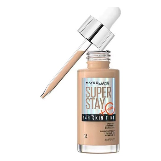 Maybelline Superstay 24H Skin Tint + Vitamina C Foundation 34 30ml