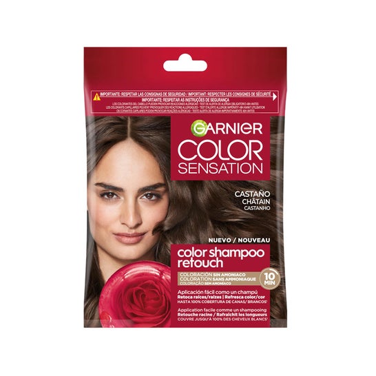 Garnier Color Sensation Color Shampoo Retouch 4.0 Brown 3uds
