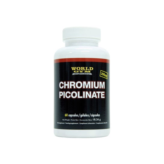 World Gym Chromium Picolinate 1666mg 60 Comp