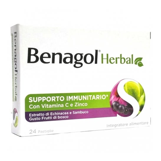 Reckitt Benckiser Benagol Herbal Hierbas Silvestres 24 Tabletas