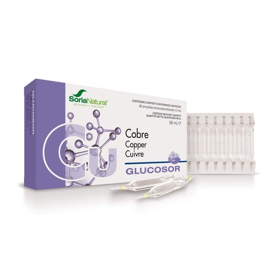 Soria Natural Glucosor Cobre 28 Ampollas
