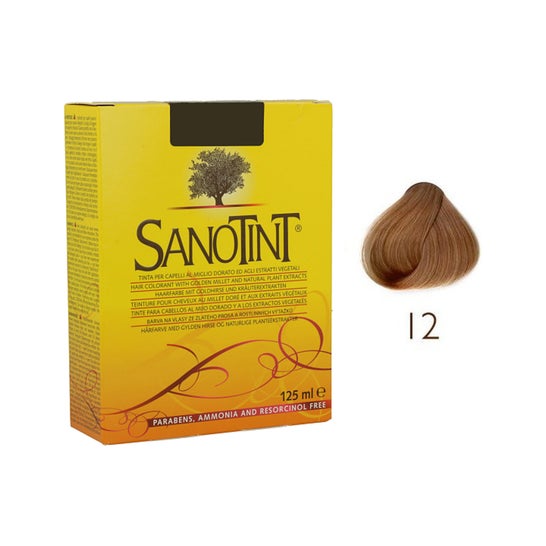 Santiveri Sanotint nº12 golden blonde colour 125ml