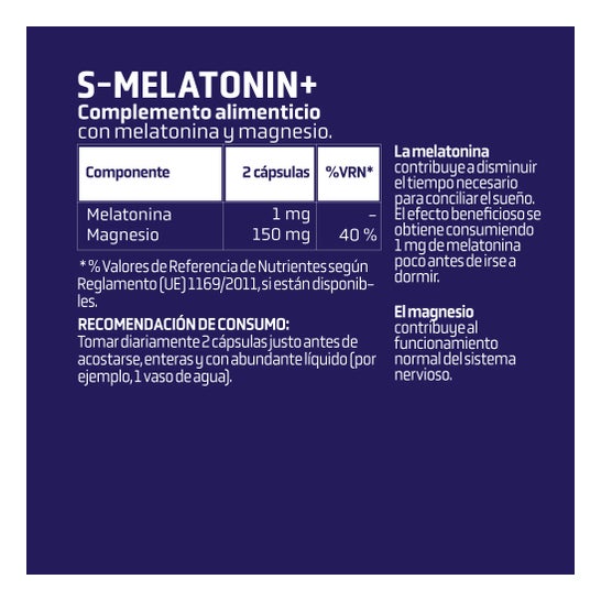 Splmnt S-Melatonin+ 60 caps