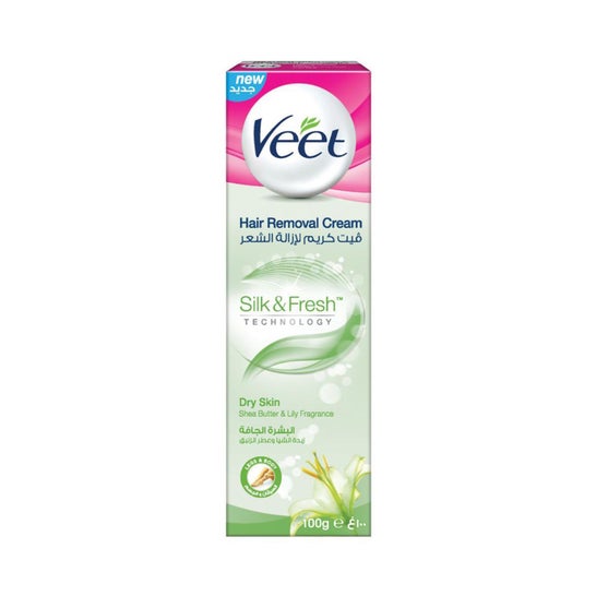 Veet Silk&Fresh Crema Depilatoria Piel Seca 100ml