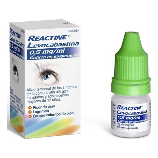 Reactine Levocabastina 0,5mg/ml 4ml