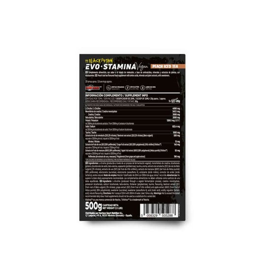 HSN Evostamina Té Helado de Melocotón 500 g