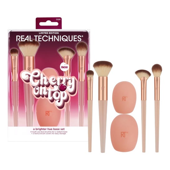 Real Techniques Cherry On Top A Brighter Hue Base Set 6 uds