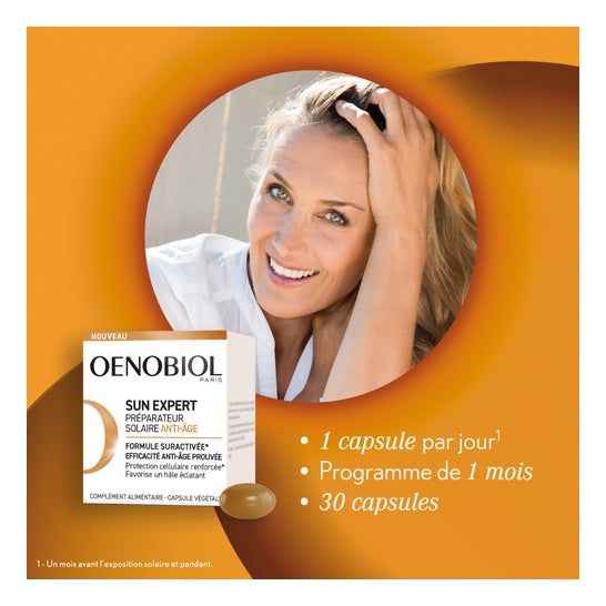 Oenobiol Sun Expert Préparateur Solaire Anti-âge 30caps