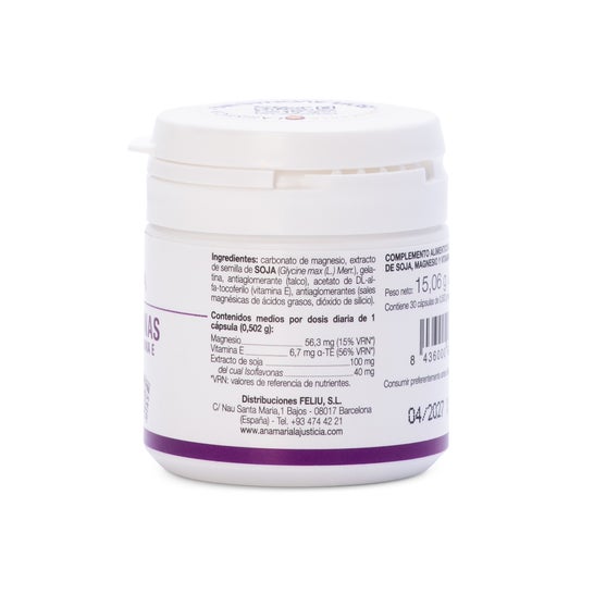 Ana Maria Lajusticia Isoflavone con magnesio e vitamina E 30caps
