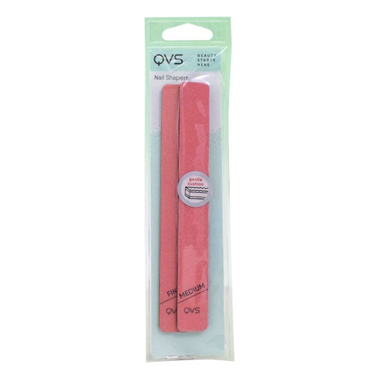 Qvs Kit Limas de Uñas Rosa 2uds