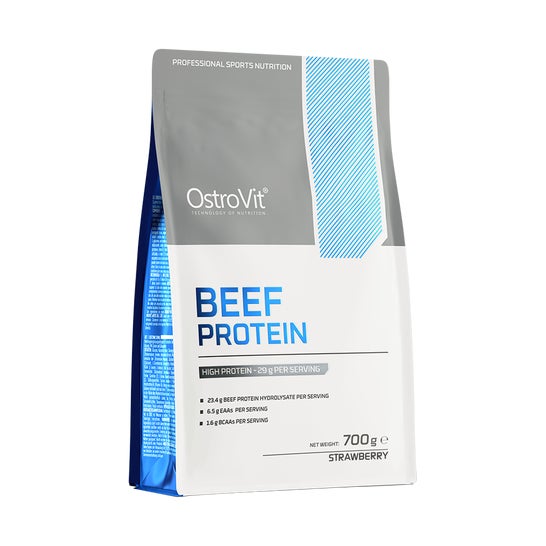 OstroVit Beef Protein Strawberry 700g