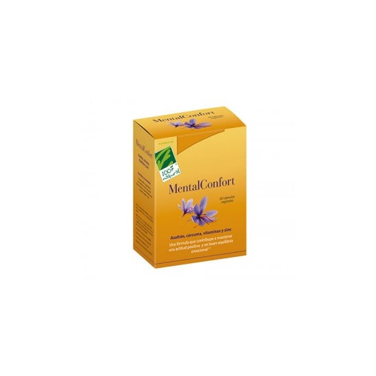 100% Natural Mentalconfort 60 Cáps