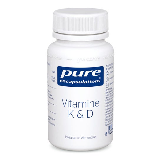 Pure Encapsulations Vitaminas K & D 30caps