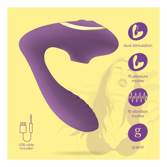 Crushious Set Moanstar Estimulador Recargable + Lubricante