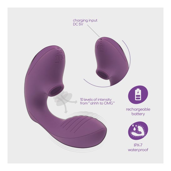Crushious Set Moanstar Estimulador Recargable + Lubricante