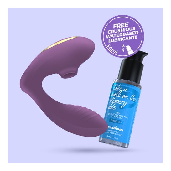 Crushious Set Moanstar Estimulador Recargable + Lubricante