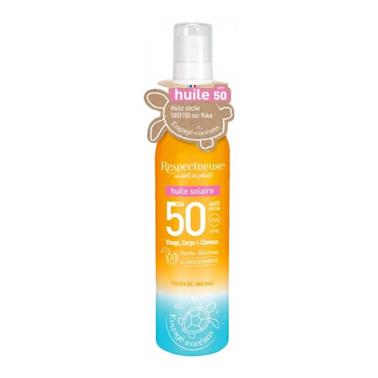 Respectueuse Aceite Solar SPF50 100 ml