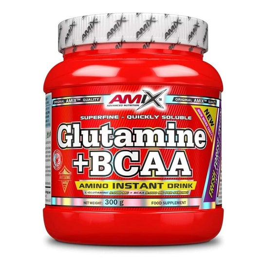 Amix Glutamine+BCAA Frutas del Bosque 300g