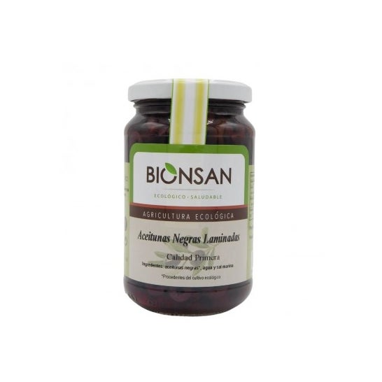 Bionsan Aceitunas Negras Laminadas Ecológico 170g