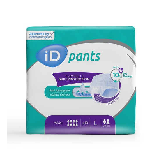 ID Pants Maxi Pañales Adultos Talla L 10uds