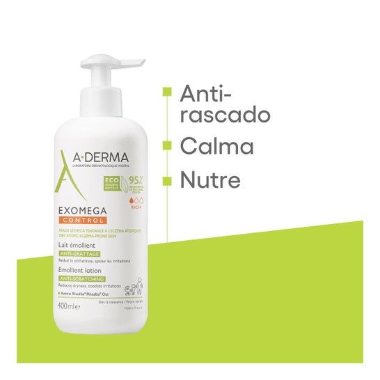 A-Derma Exomega Control Leche Emoliente 400ml