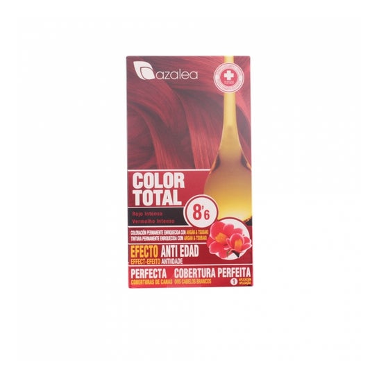 Azalea Color Total Tinte Cabello Nro 8,6 Rojo Intenso 1ud