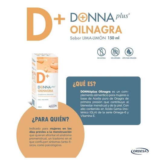 Donna Plus + teunisbloemolie 150ml Donna Plus + teunisbloemolie 150ml