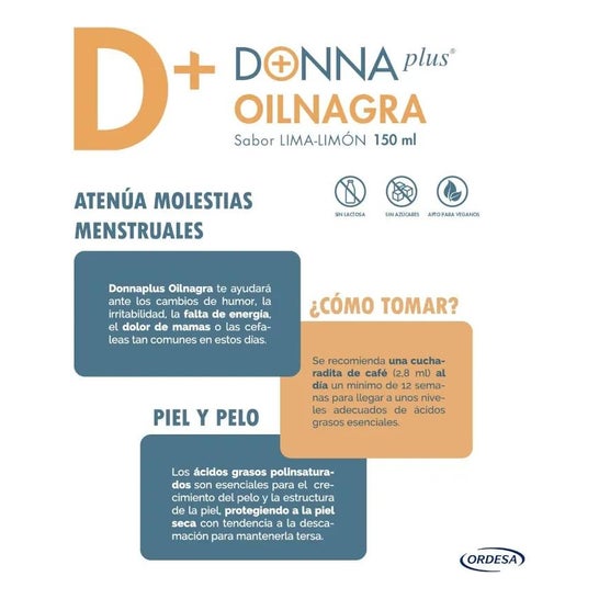 Donna Plus + teunisbloemolie 150ml Donna Plus + teunisbloemolie 150ml