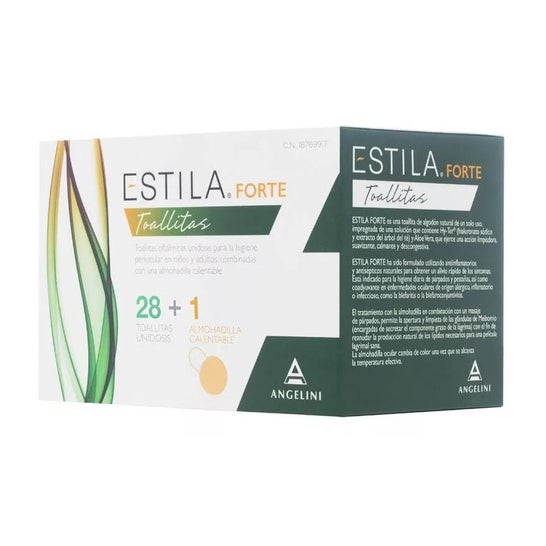 Estila Forte Toallitas 28 Toallitas + Almohadilla Estila Forte Toallitas 28 Toallitas + Almohadilla