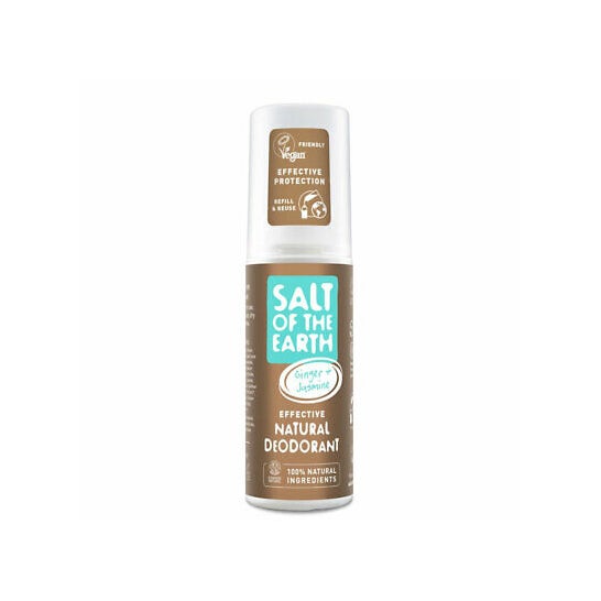 Salt Of The Earth Pure Aura Ámbar y Sándalo Spray Desodorante 100ml